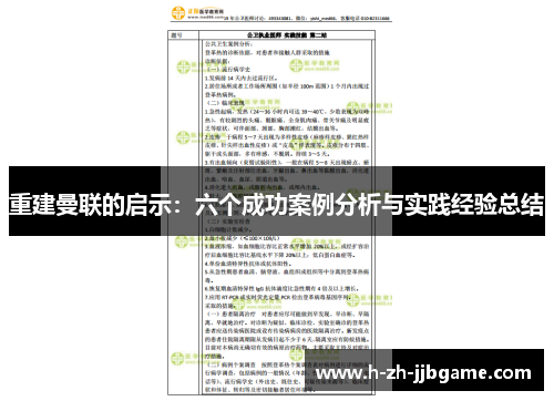 重建曼联的启示：六个成功案例分析与实践经验总结